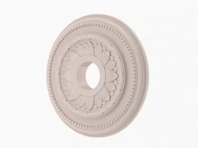 Classic Ceiling Medallion 26  3D model
