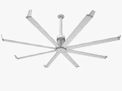 Big Ass Fans ISIS Ceiling Fan 3D model