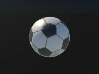Soccer ball 3D model 25