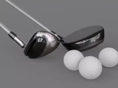 Golf Set 3D model
