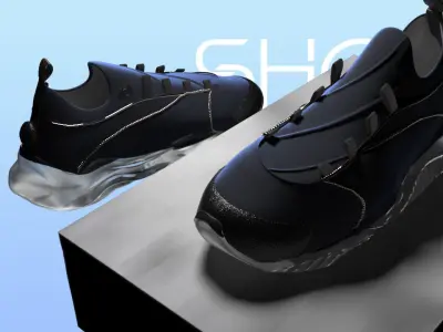 sport shoes 3D model