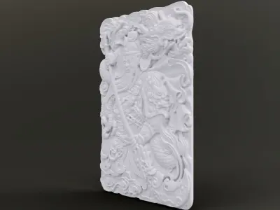 Warrior Relief 3D print model