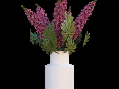 Smycka Artificial Flower 3D model