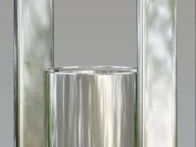 Moroccan hurricane candle lantern 3D model