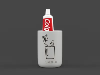 Bathroom Accessories 3D model