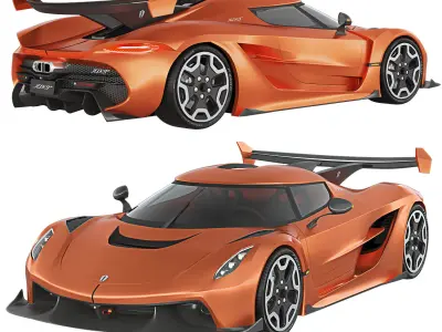 Koenigsegg Jesko 2019 3D model