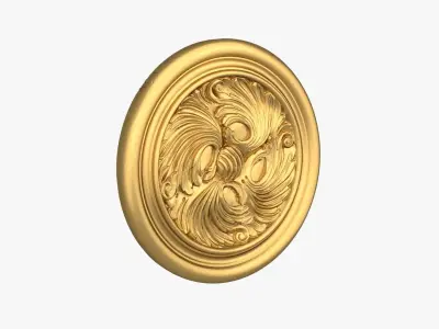 Classic decor ornament 261 3D model