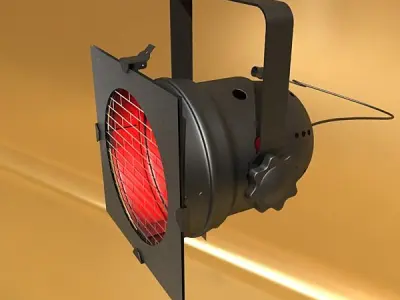 Spotlight Stage Light 04 3D model