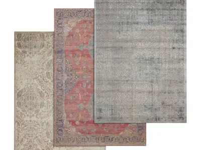 Rug Set 1133 3D model