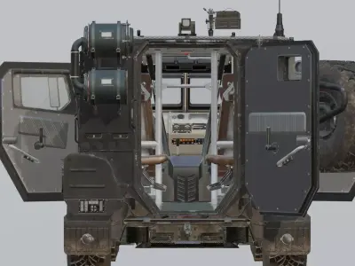 Atlet Military Russian Armored Vehicle 3D model