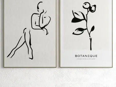 Photo Frame 251 Low-poly 3D model