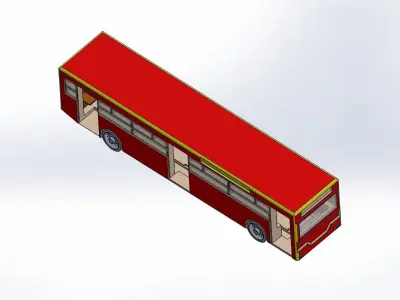  town bus  3D print model