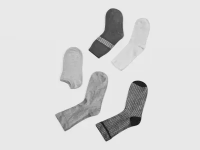 -Socks Set- 3D model