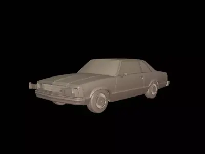 CHEVROLET MALIBU CLASSIC 1981 TWO DOORS   3D print model