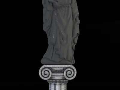 Statue of leady 3D print model