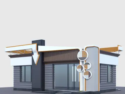 Punkt kontrolny 3D model