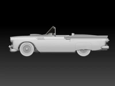 1955 thunderbird tunning 3D print model