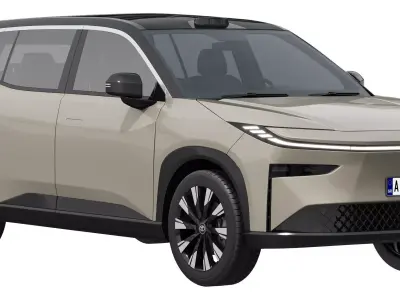 Toyota BZ3X 2026 3D model