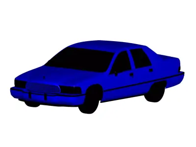 Buick Roadmaster 1990 3D model