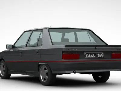 Renault 9 Turbo 3D model