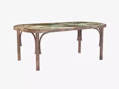 Classic Art Dining Table 3D model