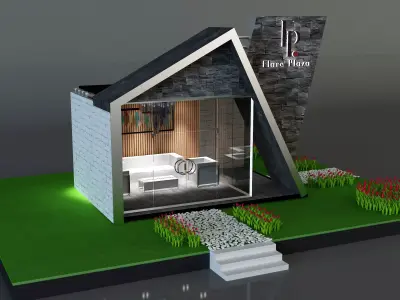  Show Room Store Exhibition a670 H 3D model