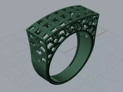 RING size50 3D print model