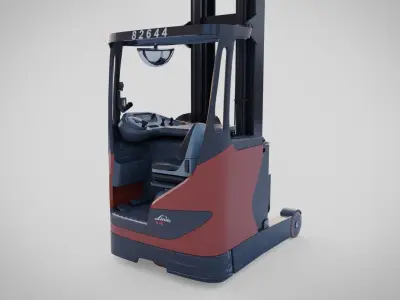 Forklift - Linde R 16 Low-poly 3D model