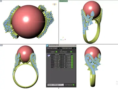 Collection 4 Rings 3 3D print model