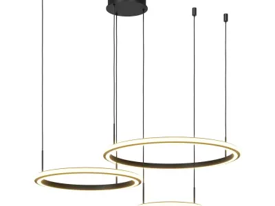 YLK Ring Modern LED Chandelier  3D model
