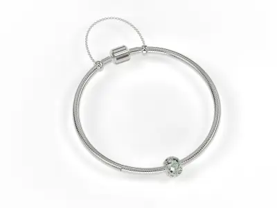 Rounded Charm  Mouse Ears 3D print model