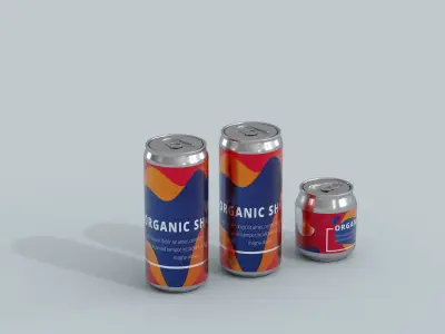 3D Soda Can High Quality Model 3D model