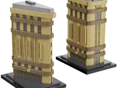Lego Architecture - 21023 Flatiron Building 3D model