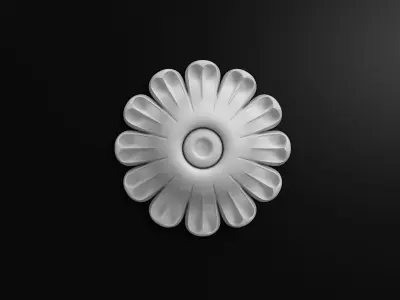 Carved rosette  3D model