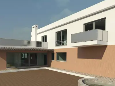 House villa revit 3D model