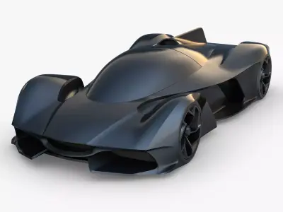 Hypercar Model 2 - basic 3D model