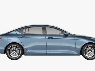 Generic Electric Car 3D model