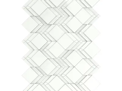 Decorative Wooden Wall Panel 3D model