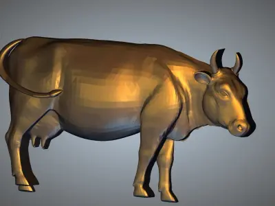 cow design 3D print model