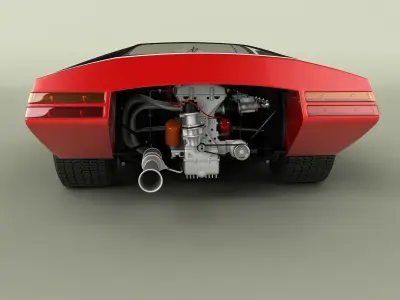 Fiat Abarth 2000 Scorpione 3D model