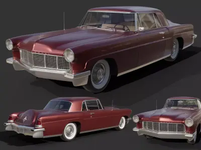 1956 Lincoln Continental Mark II 3D model