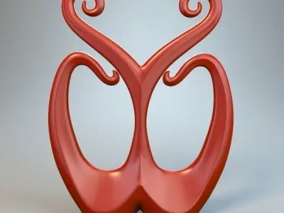 Abstract Figure 3D model get