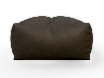 Pouf Small Leather Low-poly 3D model