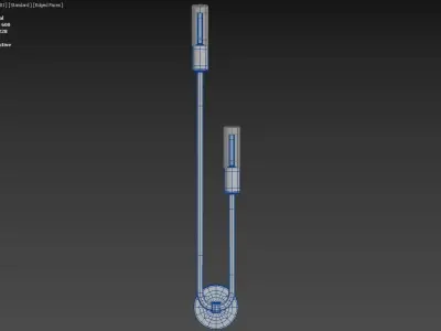 Luxury Wall Lamp  3D model