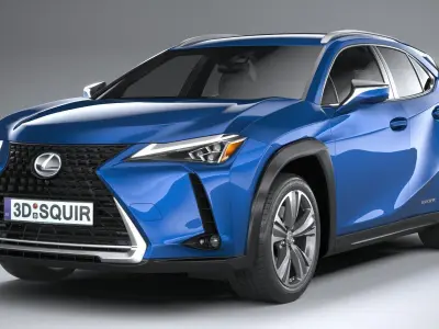 Lexus UX 300e 2021 3D model
