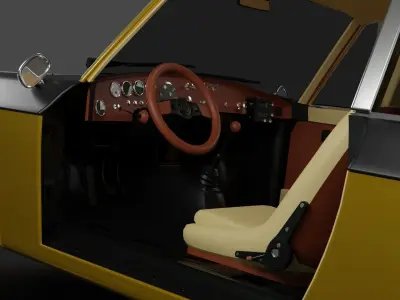 lancia fulvia  3D model