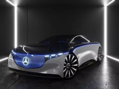 Mercedes Benz EQS VISION concept 3D model
