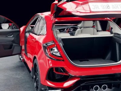 Honda Civic Hatchback 2018 3D model