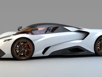 Supercar Sanca-2 3D model