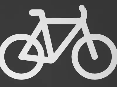 Bike model bicycle Free 3D print model